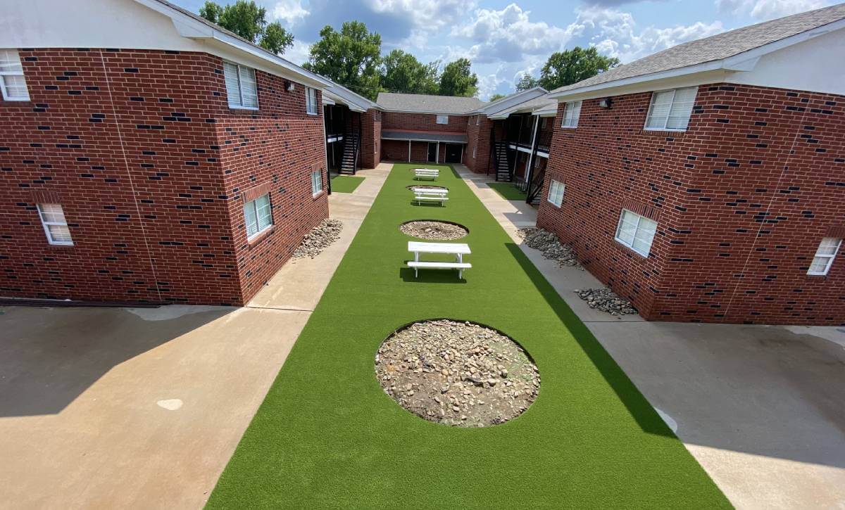 East Texas Baptist University Dorm Artificial Grass Project