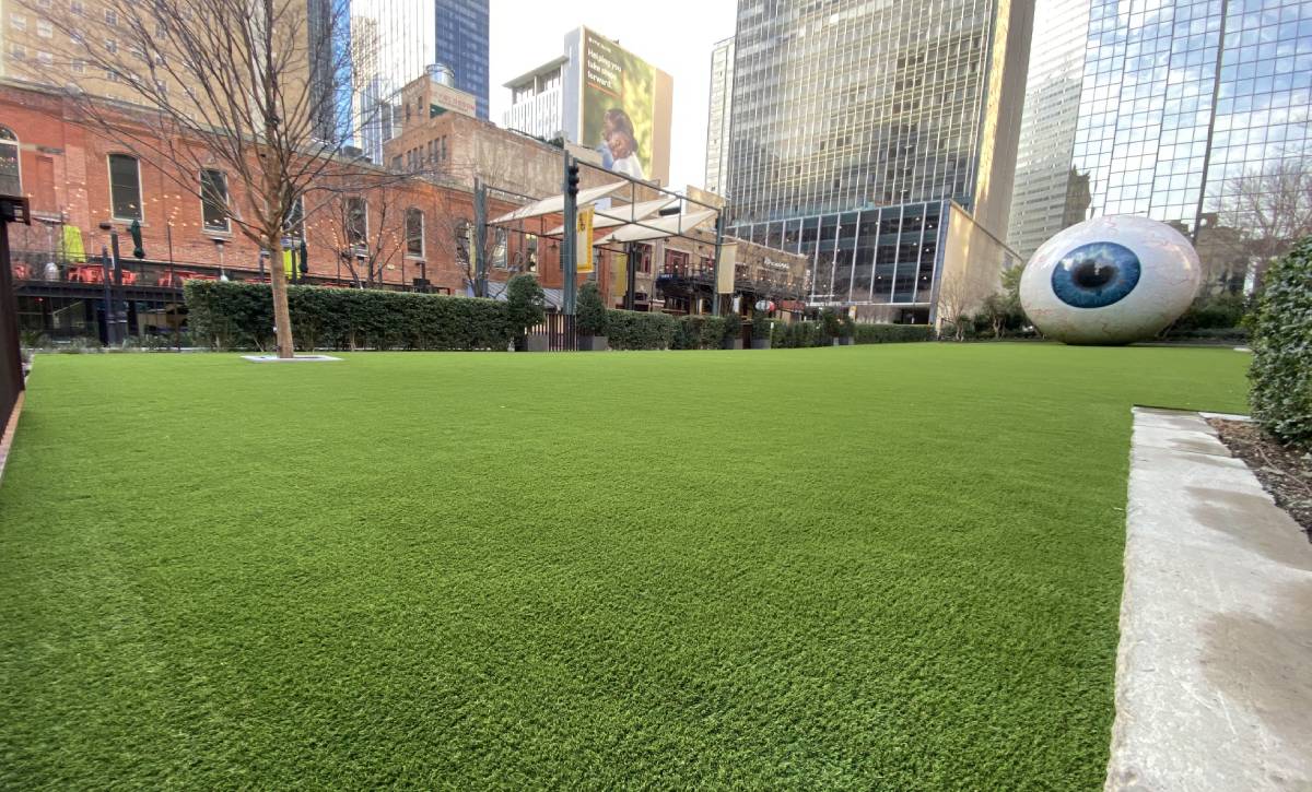 Eyball park artificial grass project by SYNLawn