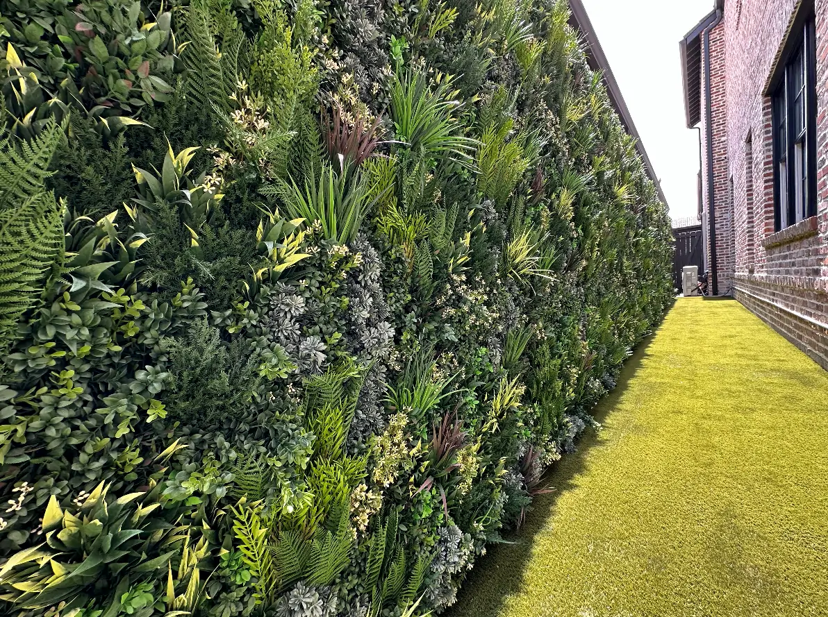 outdoor residential living wall