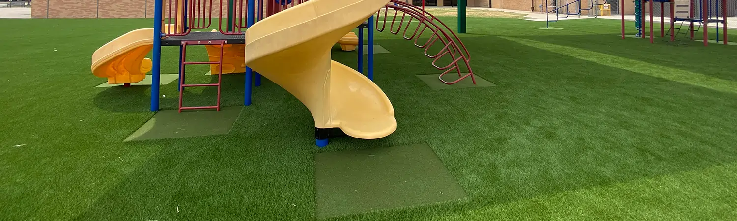 Commercial truf playground installed by SYNLawn