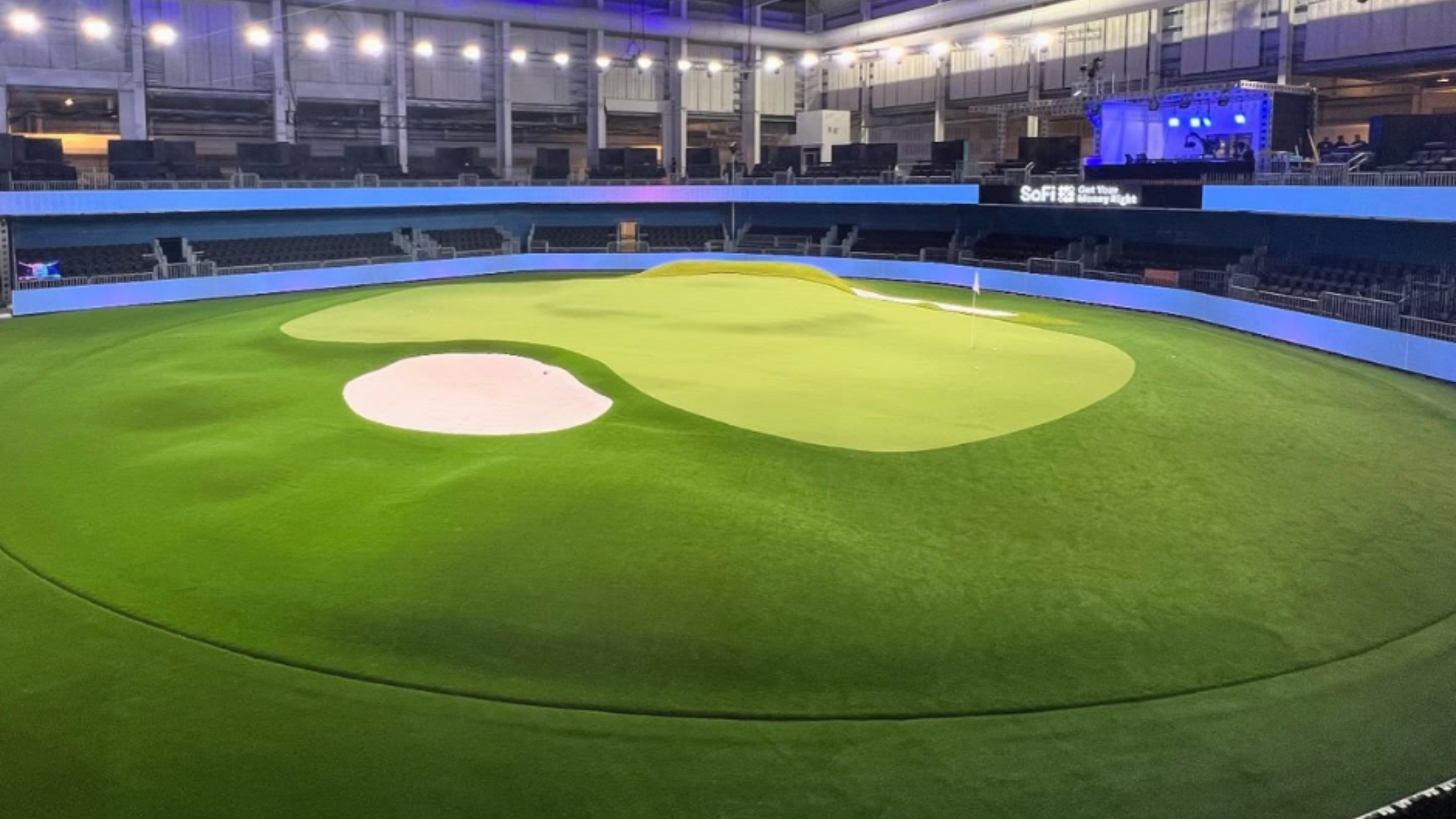 SYNLawn San Antonio putting green turf used for the TGL GreenZone