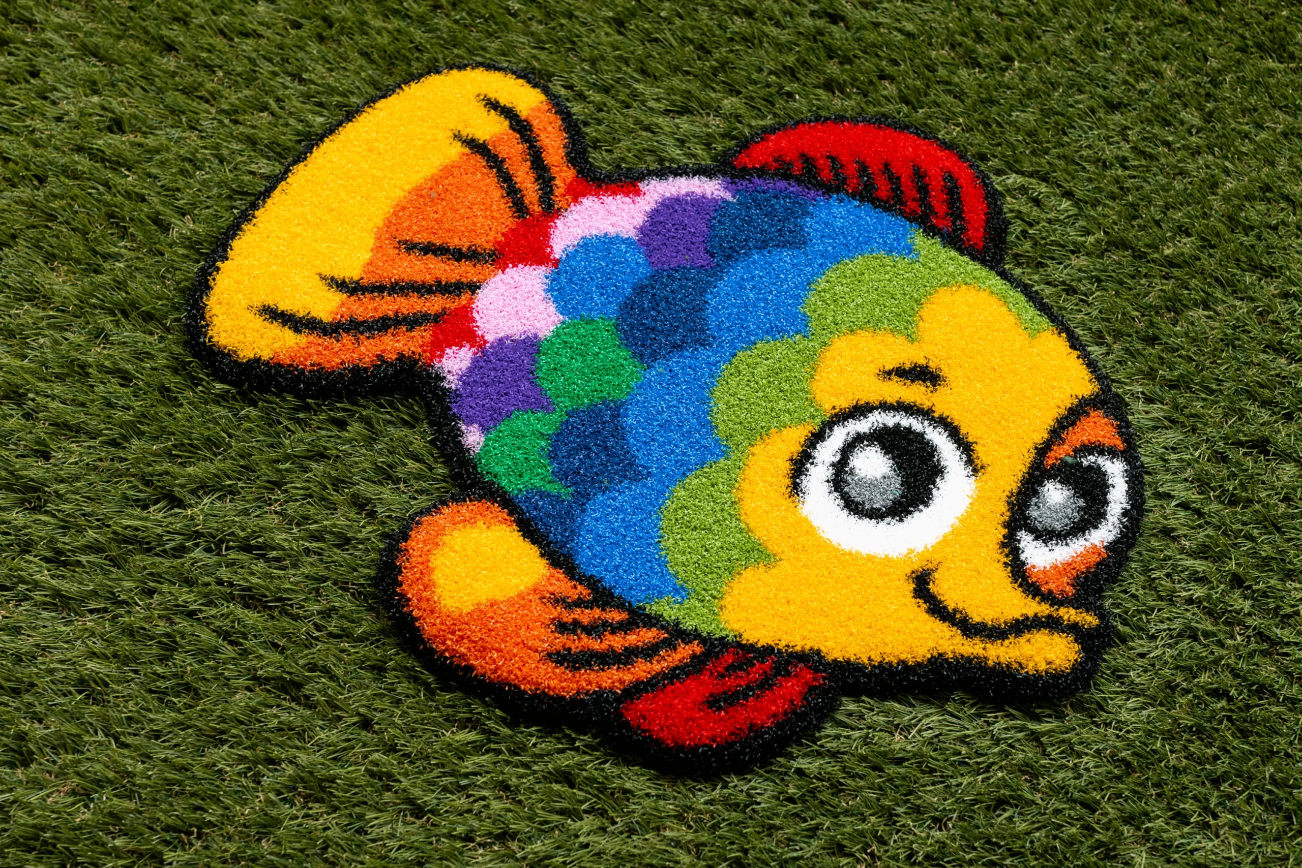 Rainbow Fish San Antonio Artificial Turf Design