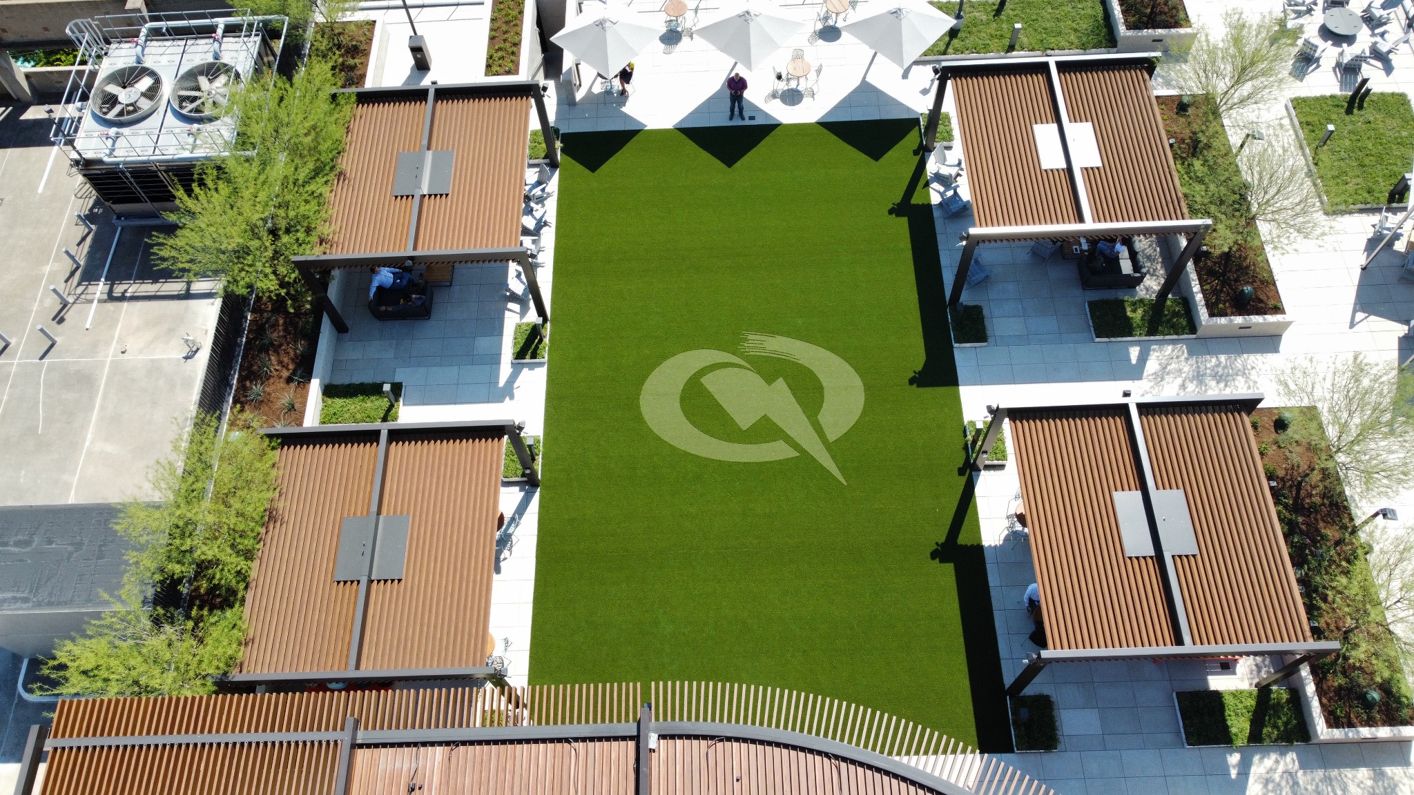 San Antonio Commercial Artificial Grass Rooftop Lounge San Antonio Commercial Artificial Grass Rooftop Lounge