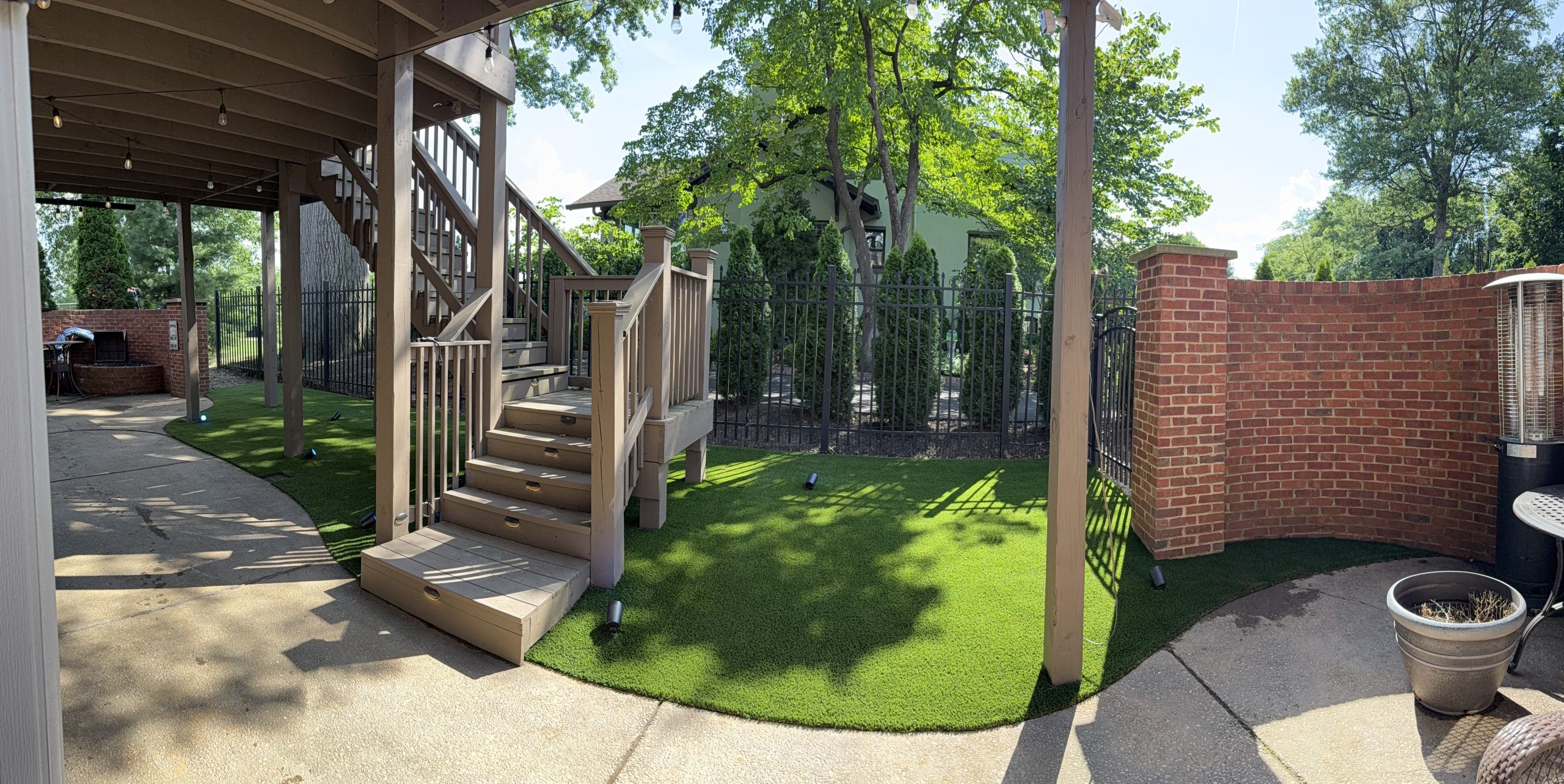 San Antonio artificial grass side yard lawn San Antonio artificial grass side yard lawn